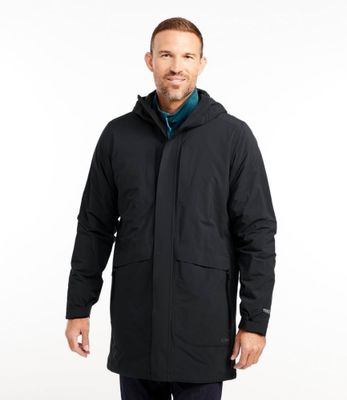 Men's Waterproof Packaway Long Coat