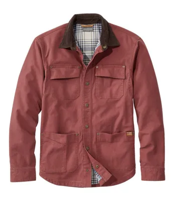 Men's Signature Lined Canvas Shirt Jac