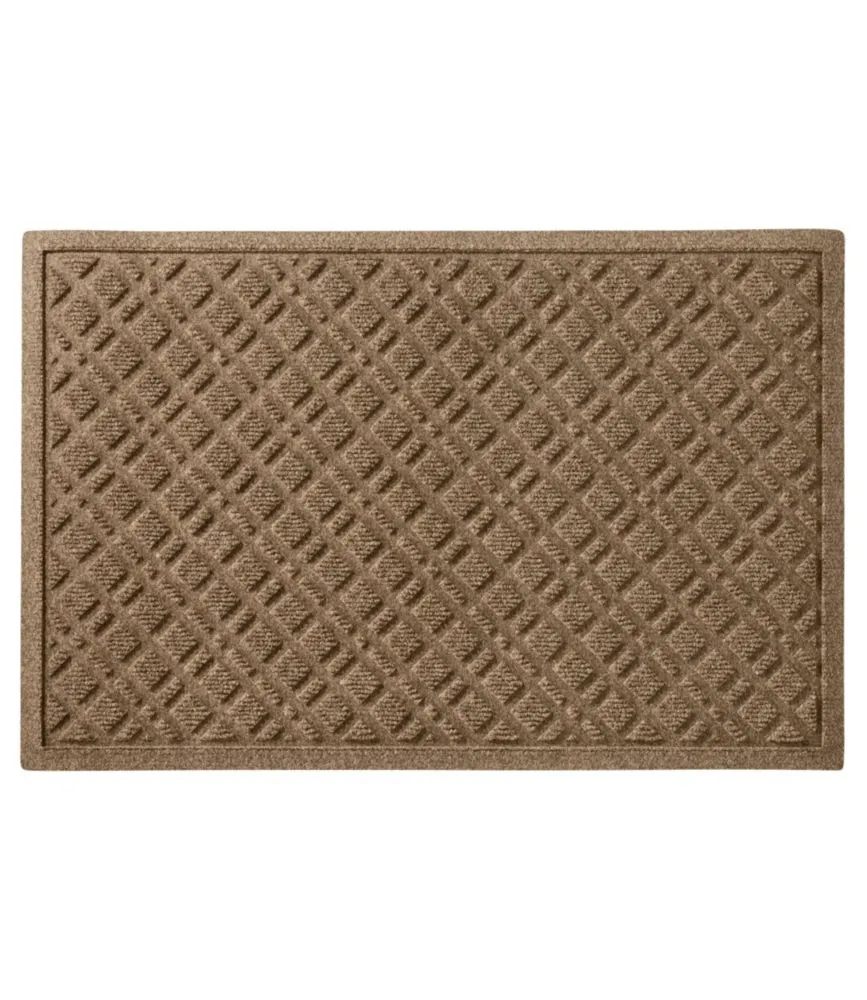 Heavyweight Recycled Waterhog Doormat, Plaid