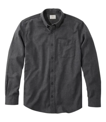 Men's Wicked Good Flannel Shirt, Slightly Fitted, Houndstooth