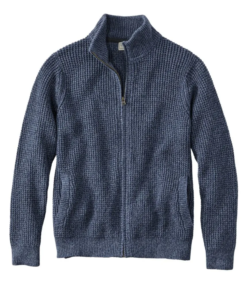 Men's Organic Cotton Waffle Sweater