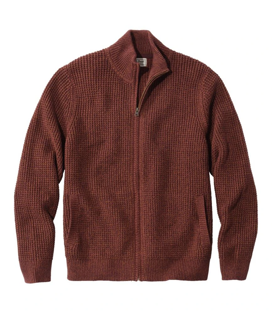 Men's Organic Cotton Waffle Sweater