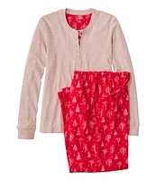 Women's Cozy PJ Set, Print