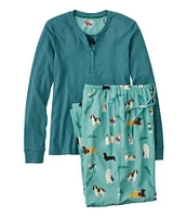 Women's Cozy PJ Set, Print