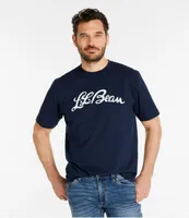Men's Carefree Unshrinkable Tee, L.L.Bean Logo