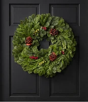 Woodland Berry Wreath, 24"