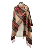 Women's L.L.Bean Poncho Scarf, Plaid