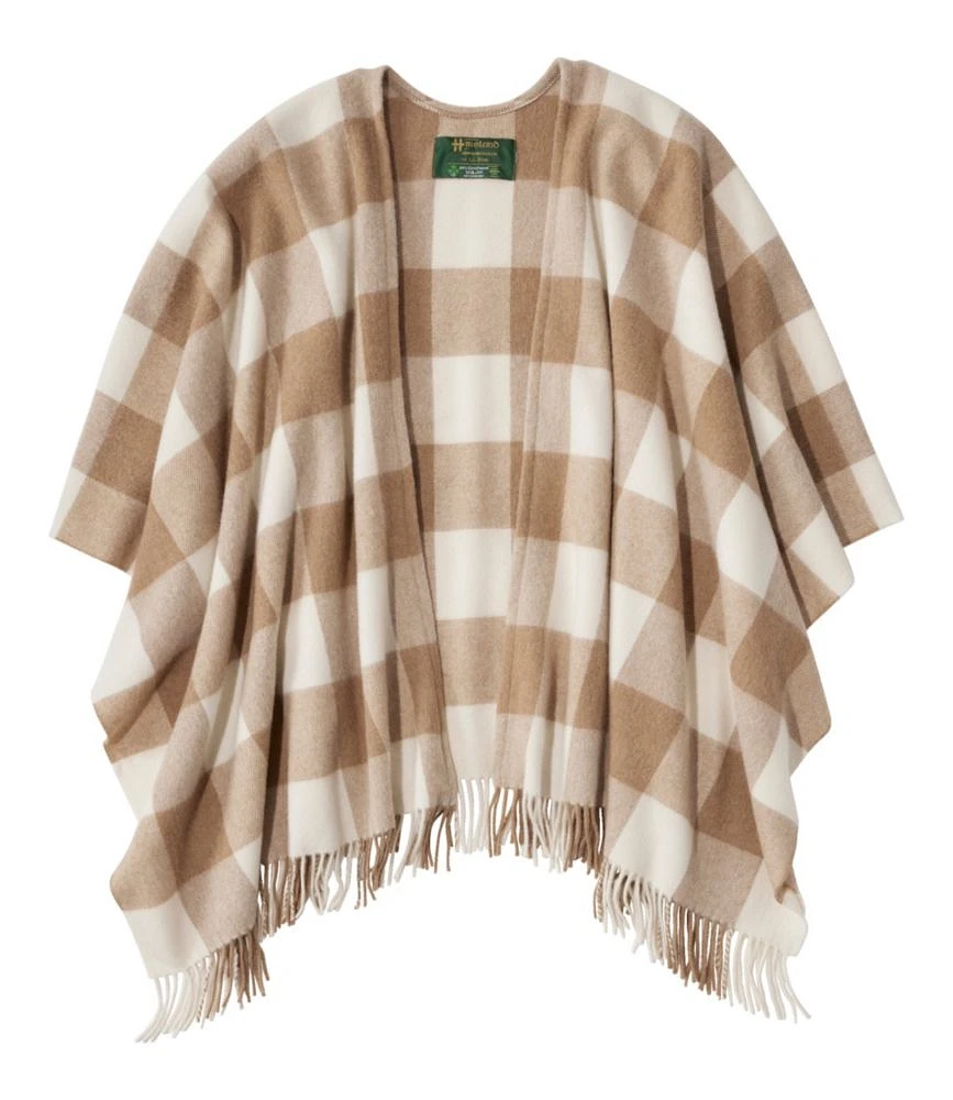 Women's L.L.Bean Poncho Scarf, Plaid