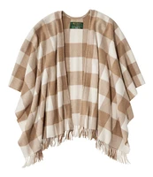 Women's L.L.Bean Poncho Scarf, Plaid