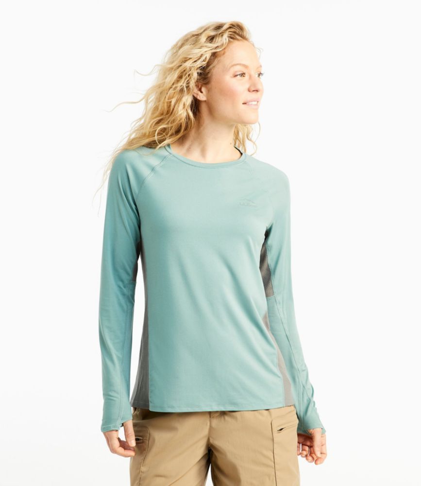 L.L. Bean Women's Tropicwear Knit Crew Shirt