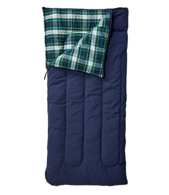 L.L.Bean Flannel Lined Camp Sleeping Bag