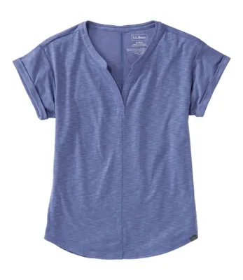 Women's Streamside Tee, Short-Sleeve Splitneck