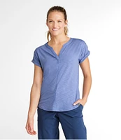 Women's Streamside Tee, Short-Sleeve Splitneck