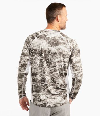 Men's Tropicwear Knit Crew Shirt, Long-Sleeve, Print