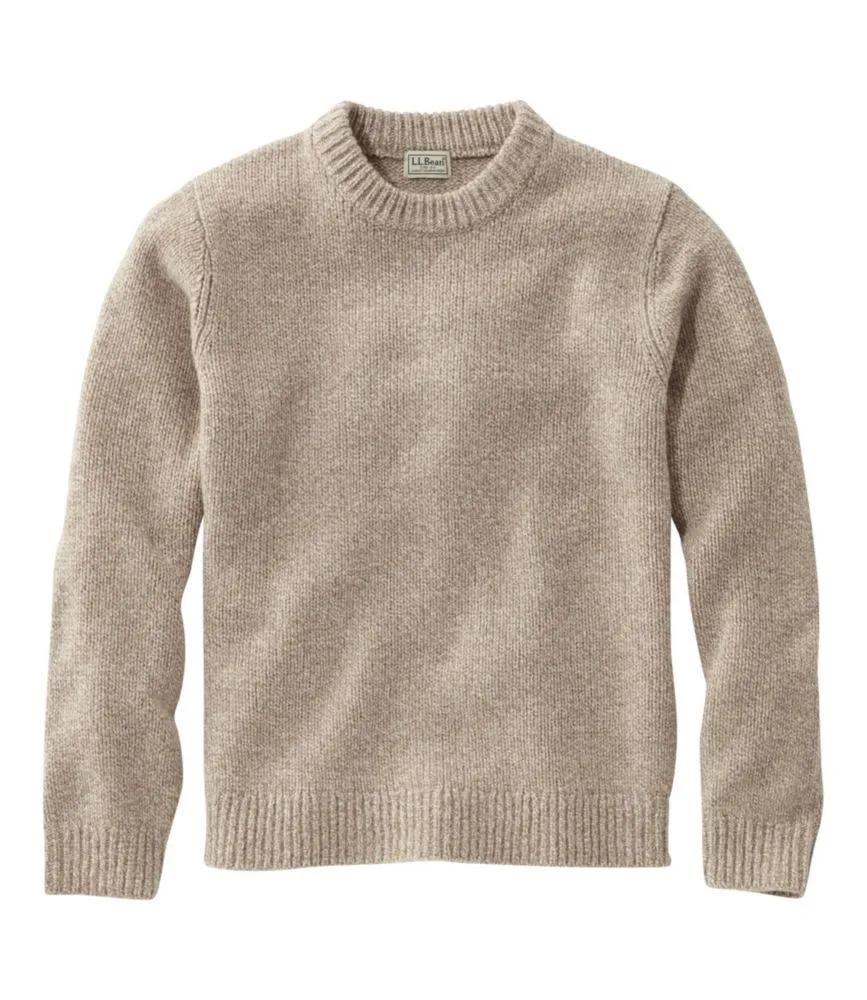 Men's Bean's Classic Ragg Wool Sweater, Crewneck