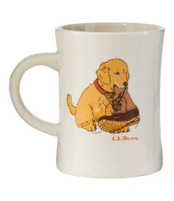 Puppy with Bean Boot Diner Mug