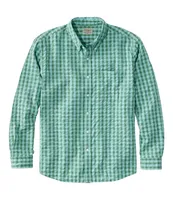 Men's Organic Cotton Seersucker Shirt, Long-Sleeve, Traditional Fit, Plaid