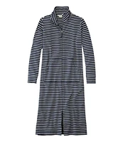 Women's Ultrasoft Sweatshirt Robe, Stripe