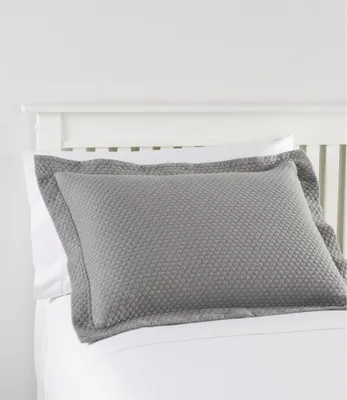 Organic Honeycomb Matelassé Sham