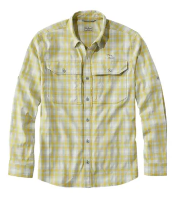 Men's No Fly Zone Long-Sleeve Shirt, Plaid