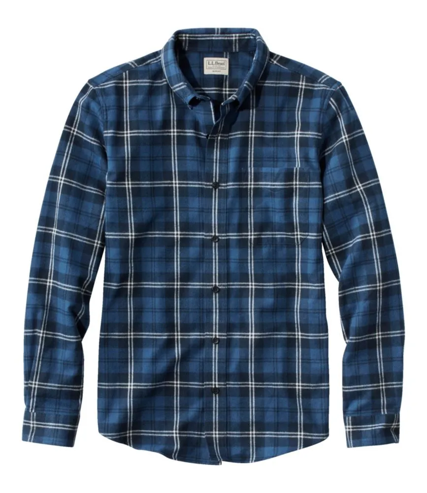Men's Scotch Plaid Flannel Shirt, Slim Fit