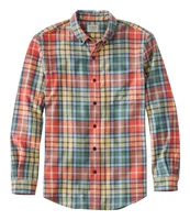 Men's Scotch Plaid Flannel Shirt, Slim Fit