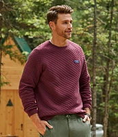 Men's Quilted Sweatshirt, Crewneck