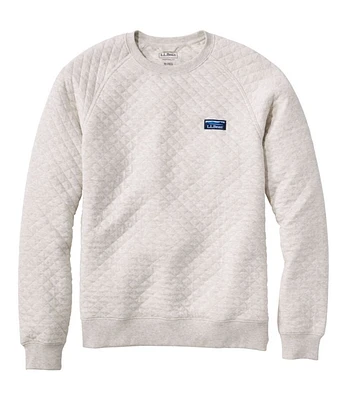 Men's Quilted Sweatshirt, Crewneck