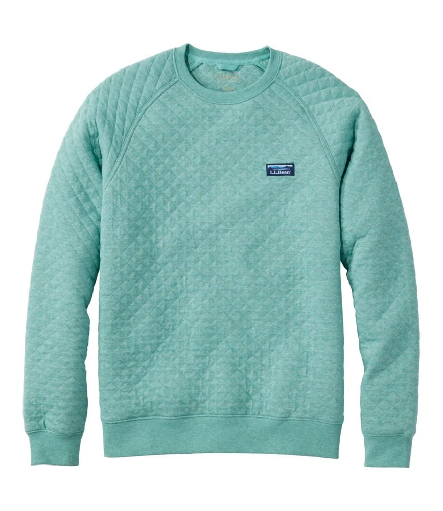 Men's Quilted Sweatshirt, Crewneck