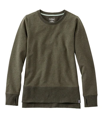 Women's L.L.Bean Cozy Sweatshirt, Split-Hem