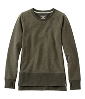 Women's L.L.Bean Cozy Sweatshirt, Split-Hem