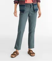 Women's Lakewashed Chino Pants, Mid-Rise Pull-On Ankle