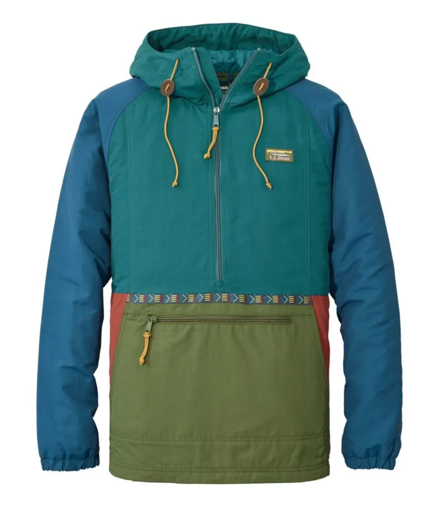 L.L. Bean Men's Mountain Classic Insulated Anorak, Multi-Color