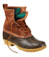 Women's Bean Boots 8", Flannel-Lined Insulated