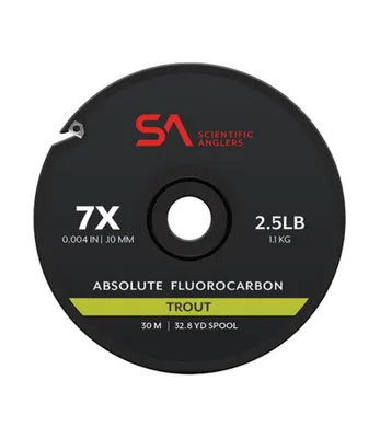 Scientific Anglers Absolute Trout Fluorocarbon Tippet, 30 Meters