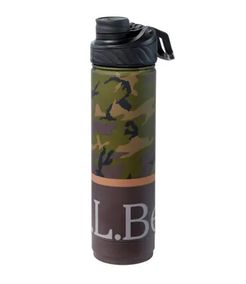L.L.Bean Canteen Insulated Water Bottle, Print 26 oz.