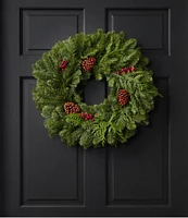 Woodland Berry Wreath, 20"