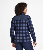 Women's L.L.Bean Sweater Fleece Full-Zip Overlay Jacket, Print