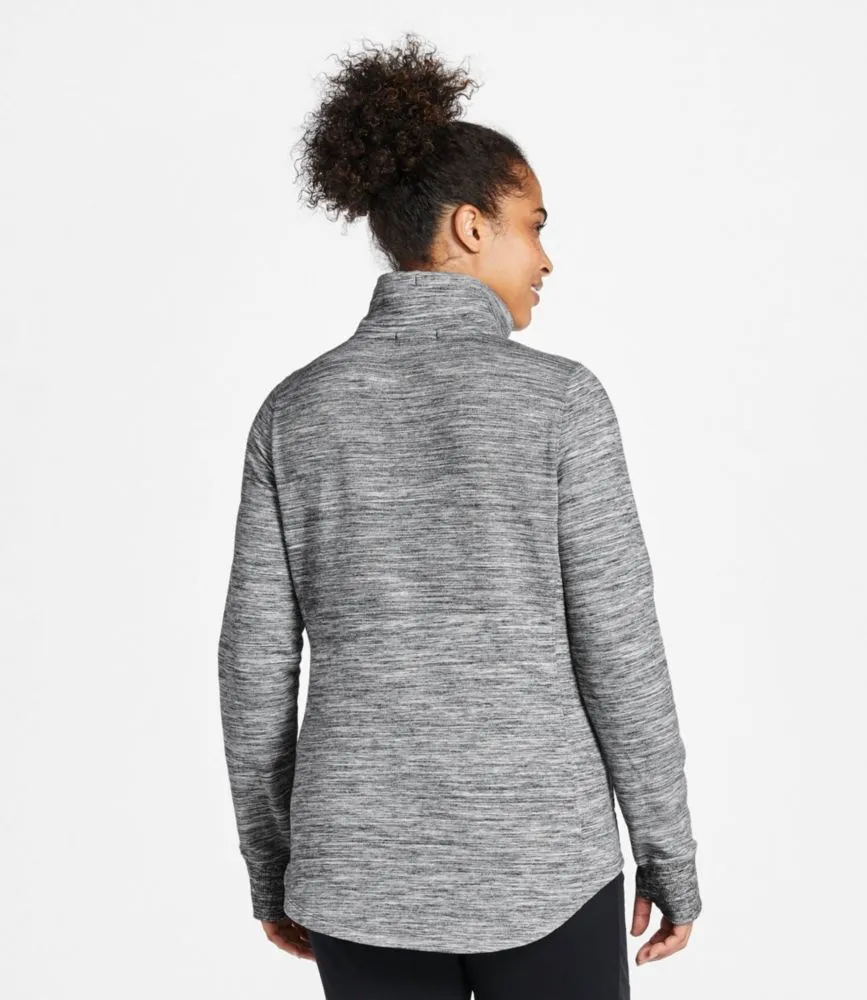 Women's L.L.Bean Cozy Mixed-Knit Pullover, Colorblock