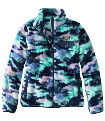 Women's L.L.Bean Hi-Pile Fleece Full-Zip Jacket, Print
