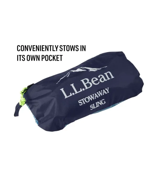 L.L.Bean Stowaway Sling Pack Black
