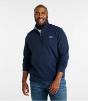 Men's Comfort Stretch Piqué Quarter Zip Pullover, Long-Sleeve