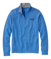 Men's Comfort Stretch Piqué Quarter Zip Pullover, Long-Sleeve