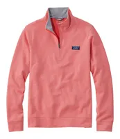 Men's Comfort Stretch Piqué Quarter Zip Pullover, Long-Sleeve