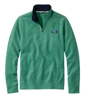 Men's Comfort Stretch Piqué Quarter Zip Pullover, Long-Sleeve