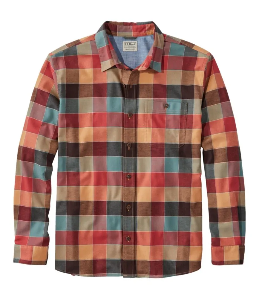 Men's BeanFlex® All-Season Flannel Shirt, Traditional Untucked Fit, Long-Sleeve