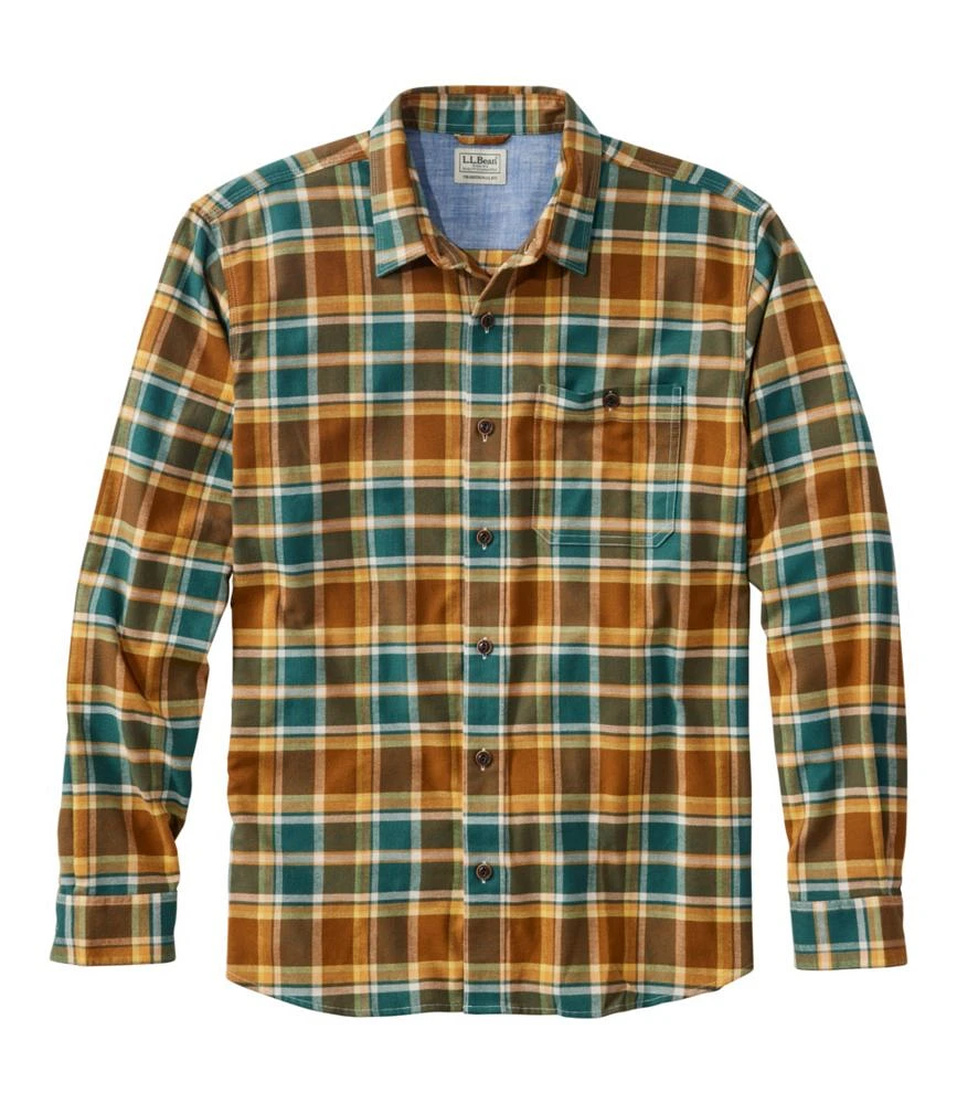 Men's BeanFlex® All-Season Flannel Shirt, Traditional Untucked Fit, Long-Sleeve