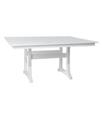 All-Weather Farmhouse Table, Square, 8-Person