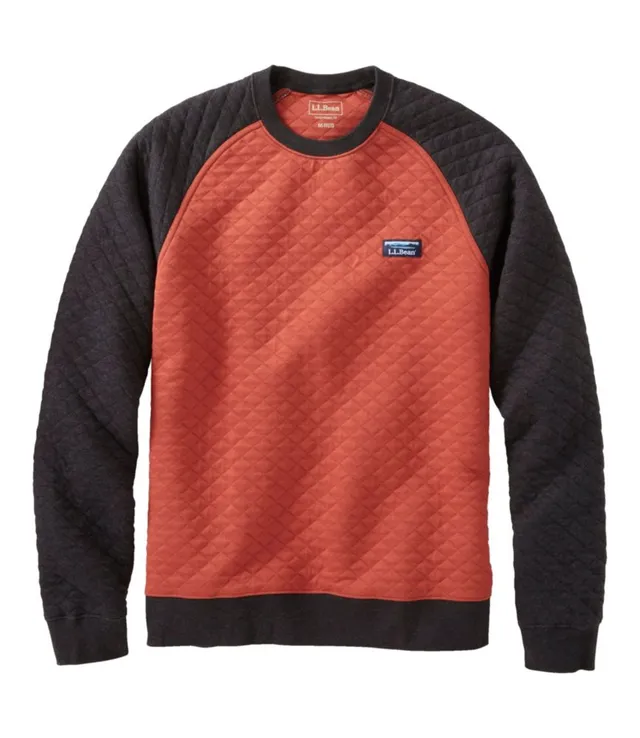 L.L.Bean Men's Quilted Crewneck Sweatshirt