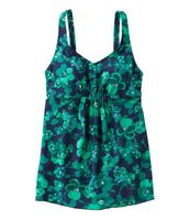 Women's Slimming Swimwear, Soft-Drape Tankini Top, Print